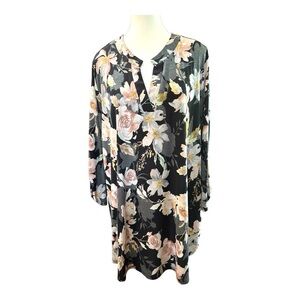 Dear Scarlett Floral Long Sleeve Blouse – Size 2X